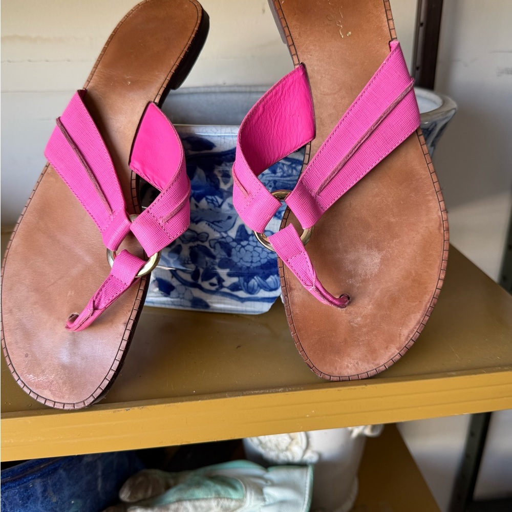 Lilly Pulitzer Pink Sandals